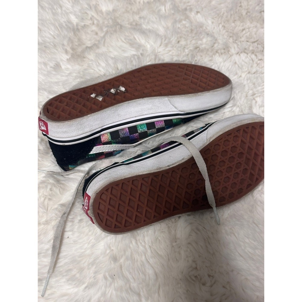 Vans Old Skool Rainbow Checkerboard‎ Skate Shoes Sneakers - Picture 2 of 5